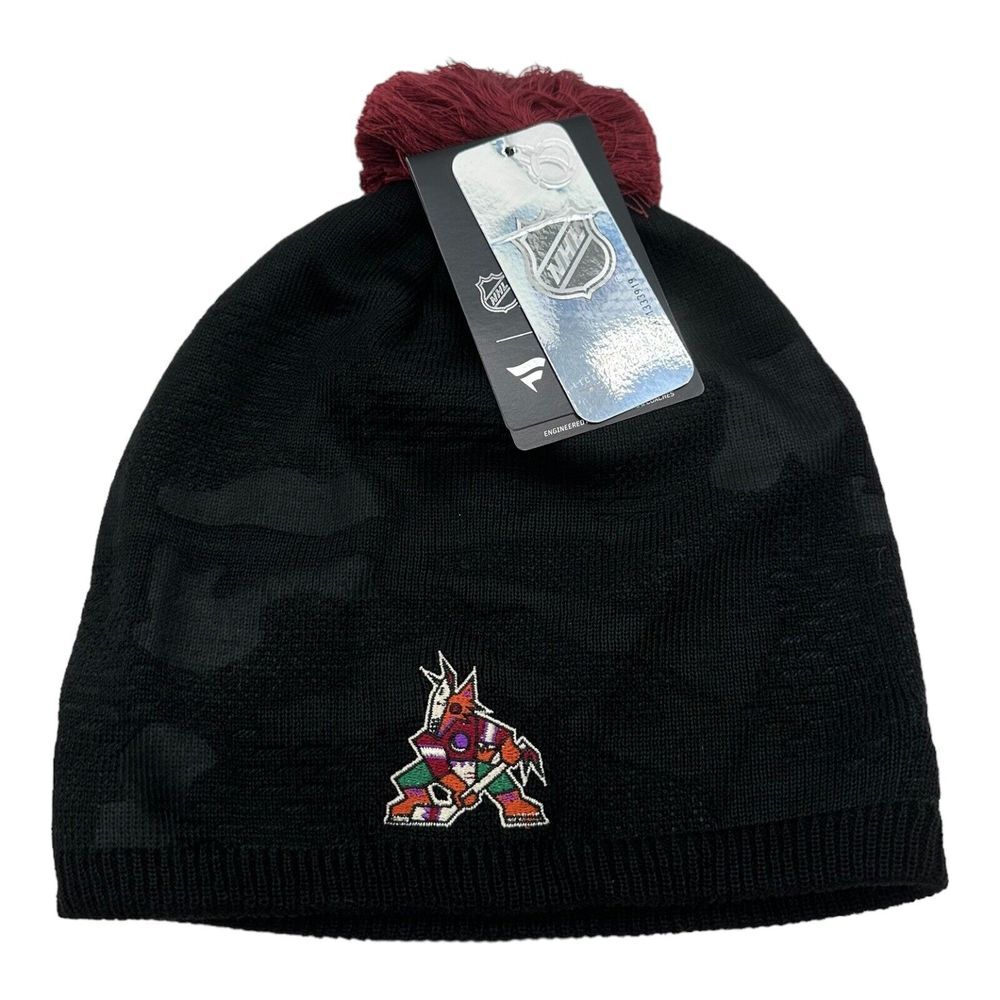Fanatics NHL Arizona Coyotes Hockey Womens Authentic Pro Team Locker Room Beanie